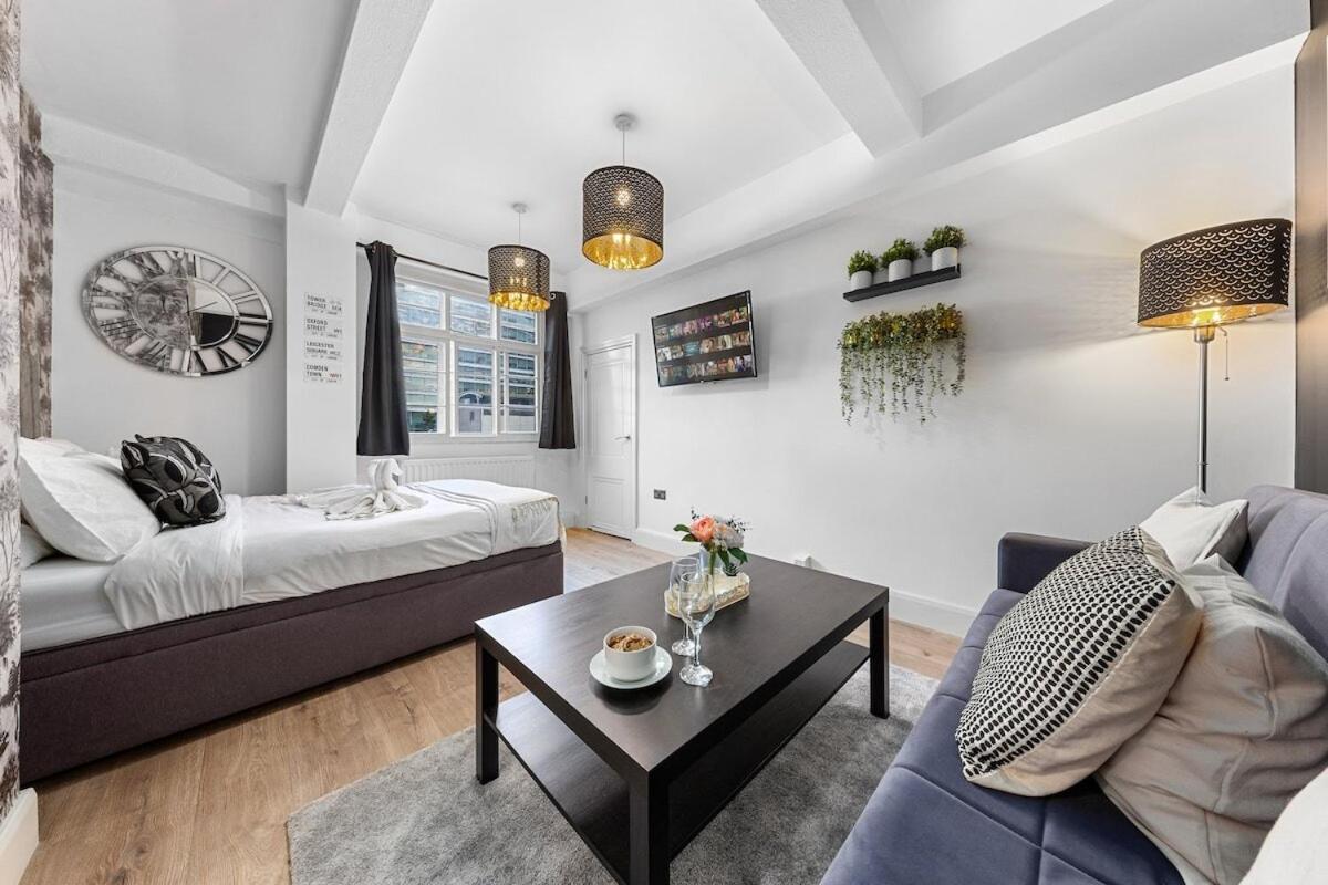 Central London Luxury, Relaxing Apartment! 2 Mins From Paddington Station! Quarto foto